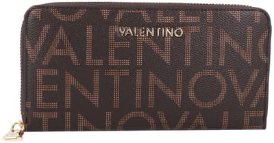 Valentino Bags Regina Re Portemonnee Dames - Ritsportemonnee - Imitatieleer - MDonker Groeno/Naturale