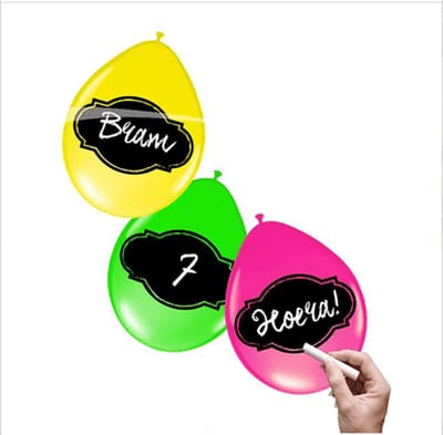 Folat BV Writable Balloons Neon 6 pcs.