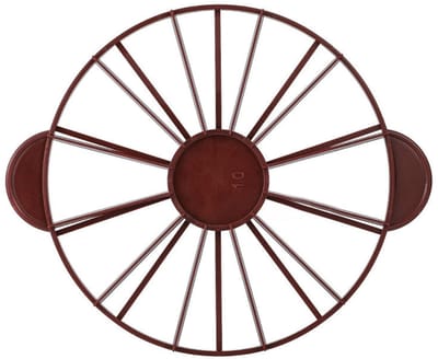 Dailygoods- Taartverdeler 10-12 punten - Taartsnijder - Cakeportiemarkering - Kunststof - Ergonomisch handvat - Hoogte 2,7 cm