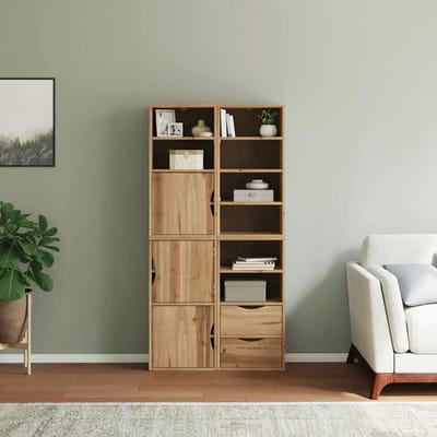 vidaXL - Bijzetkasten - 4 - st - ODDA - 40x24x79 - cm - massief - grenenhout