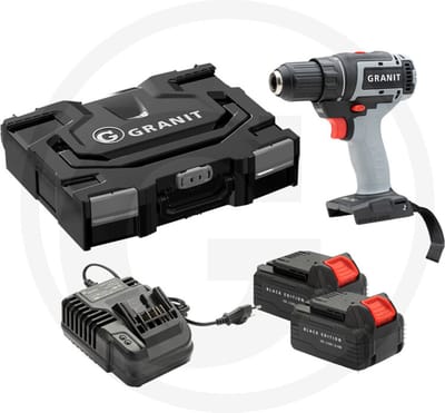 GRANIT - BLACK EDITION - Accu-boorschroefmachine set