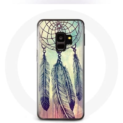Coque - Samsung - Galaxy S9 - Attrape rêve - Souple - Marron marron