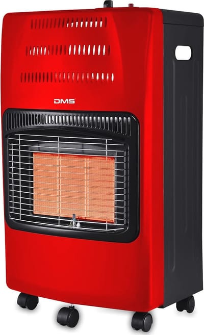 Mobiele Gaskachel met Infrarood Keramische Brander - 4200W Verwarmingsvermogen voor Binnen en Buiten