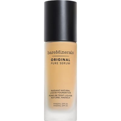 bareMinerals Foundation Pure Serum Radiant Natural Liquid Mineral SPF 20 Vloeibare foundation Dames 30 ml