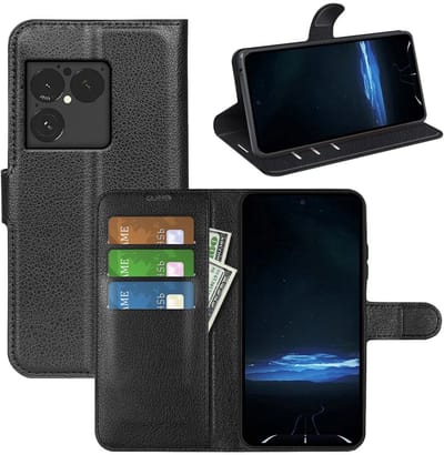 MobyDefend Hoesje - Geschikt voor Sony Xperia 1 VIII - Kunstleren Wallet Book Case (Sluiting Voorkant) - Zwart