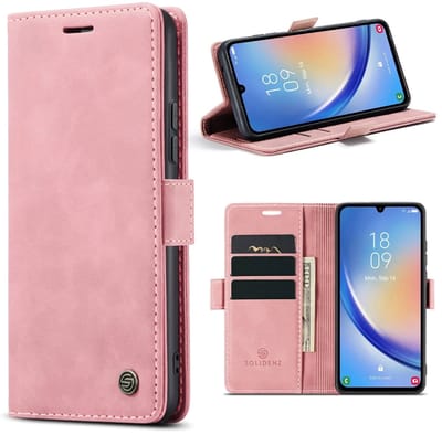 Multimedia & Accessoires Urban Book Case Hoesje geschikt voor Samsung Galaxy A17 – Roze -Telefoonhoesje – Met Stand – Kaarthouder – Pasjes Houder – Magneet Sluiting – Bookcase