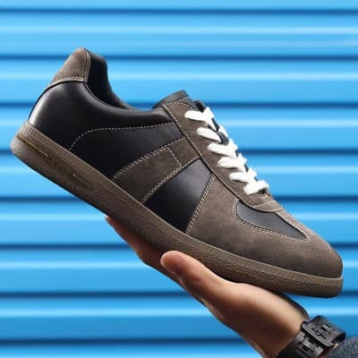 Duitse Trainingsschoenen Heren Lente Sportschoenen Herenschoenen Niche Japans Retro Casual Witte Schoenen Heren 44 black