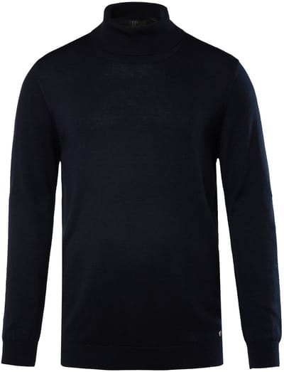 JP 1880 - Heren - Coltrui FLEXNAMIC® MerinoTouch - Navy blauw - Maat L