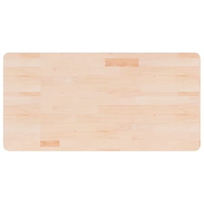 vidaXL - Wastafelblad - 100x50x1,5 - cm - onbehandeld - massief