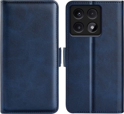 MobyDefend Hoesje - Geschikt voor Samsung Galaxy A16 - Luxe Wallet Book Case (Sluiting Zijkant) - Blauw