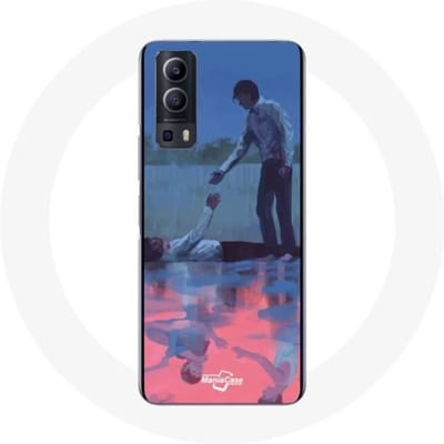 Coque Vivo Y72 Inktvisspel Seong Gi hun nummer 456 en Cho Sang woo nummer 218