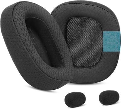 Vervangende Oorkussens en Microfoon Schuimset voor Gaming Hoofdtelefoons - Verbeterd Comfort, Geluiddemping en Duurzaam Ontwerp voor G935, G430, G431, G432, G433, G332 Hoofdtelefoons