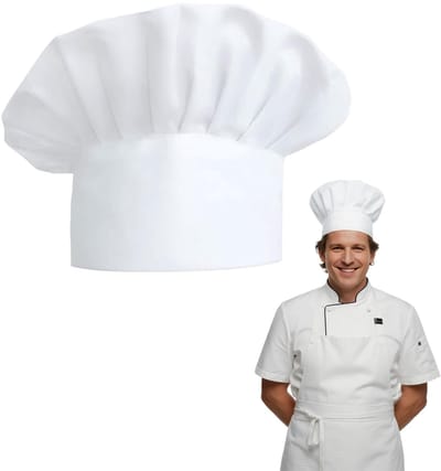 Dailygoods- Kookmuts Uniseks - Verstelbaar - Katoen/Polyester - Elastisch - Duurzaam - Lichtgewicht - Chefhoed