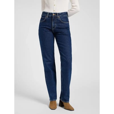 Lee Rider Classic Relaxed Fit Spijkerbroek Blauw 26 / 31 Vrouw