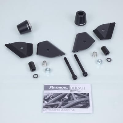 Tampon pare carter Radikal pour moto Ducati 696 Monster Après 2008 EQ513PLUS