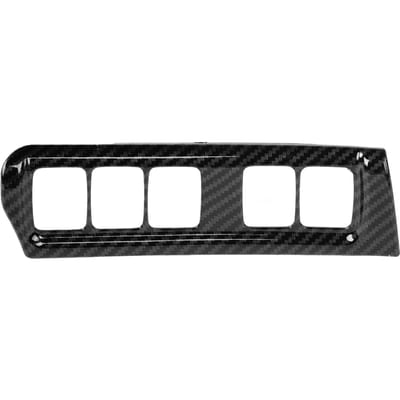 Koplamp Schakelaar Knop Cover Sierlijst Koolstofvezel Stijl Geschikt voor Nissan Navara NP300 2015?2019 black