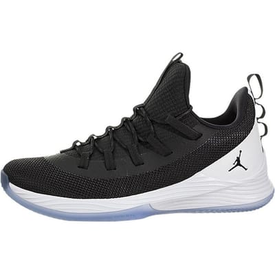 Air Jordan Ultra Fly.2 Low Zwarte Heren Sneakers Zwart-Wit AH8110-010 42 black