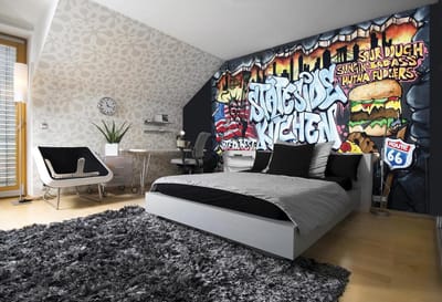 Graffiti Street Art  Photo Wallcovering