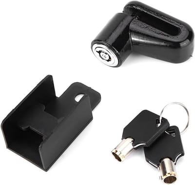 Motorfiets Schijfrem Blokkering Anti Diefstal Alarm - 6mm Pen - Waterdicht - Voor Motorfiets en Scooter