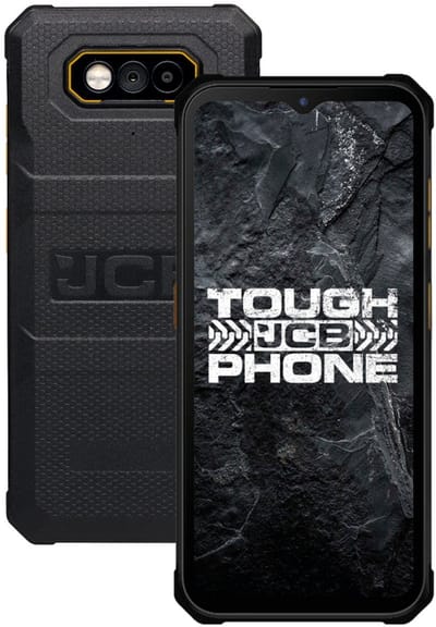 JCB Toughphone E10 - 64GB Black - 8 GB - 4G - NanoSIM + eSIM - 6.6" - 6500 mAh - USB Type-C - Android 15 - Zwart