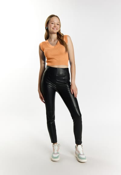 Mymo gebreide trui Dames oranje