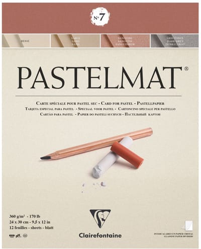 Clairefontaine Pastelmat - Papier voor Pastelkrijt - No.7 - 360 g - 24 x 30 cm