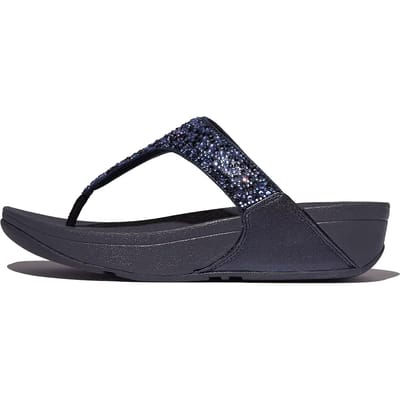Fitflop Lulu Crystal Mix dames slipper - Donkerblauw - Maat 39