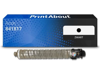 PrintAbout huismerk Toner 841817 (MP C3503) Zwart Geschikt voor Ricoh