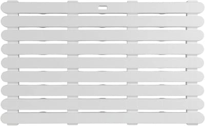 Witte Badmat voor Binnen en Buiten - 50 x 80 cm met Antislipstructuur