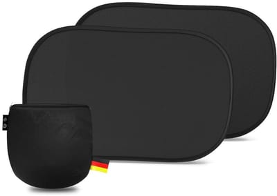 Zonnescherm Auto - Zonnescherm voor Zijruit Bescherming Baby en Kind - Zwart