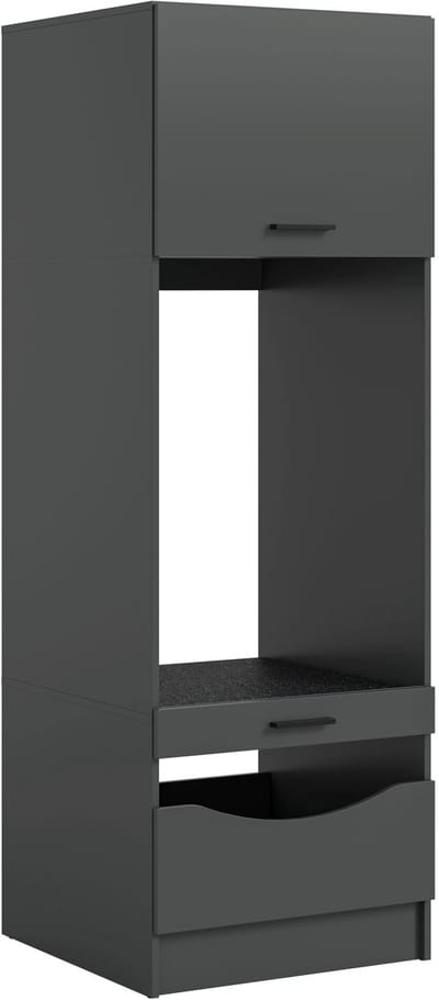 xonox.home Free wasmachinekast (B/H/D: 66x195x68 cm) in antraciet imitatie