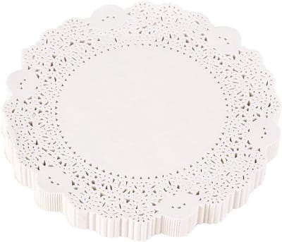 180 Stuks Cake Papieren Doilies - Ideaal voor Bruiloften, Feestjes en Verjaardagen - Decoratieve Cake Matten