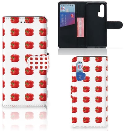Honor 20 Pro Book Cover Paprika Red