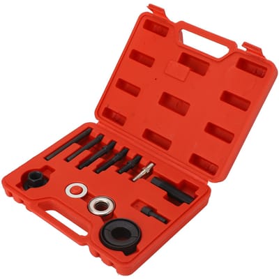 Extracteur de poulie de pompe de direction assistée Outil de démontage et d'installation en métal pour la plupart des véhicules red
