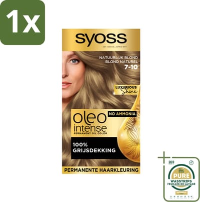Syoss Oleo Intense - Haarverf - 7-10 - Natuurlijk Blond - 115ml