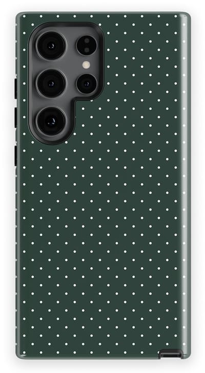 Micro Dots Tough Hoesje Samsung Galaxy S24 Ultra | Geschikt Voor Mag | Stippen Motief Backcover Samsung Galaxy S24 Ultra Pine Pins
