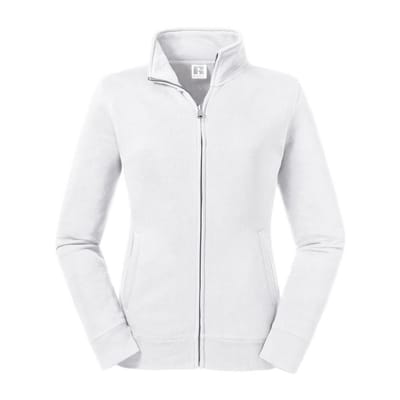 Russell Dames/dames Authentieke Sweat Jacket (Wit)