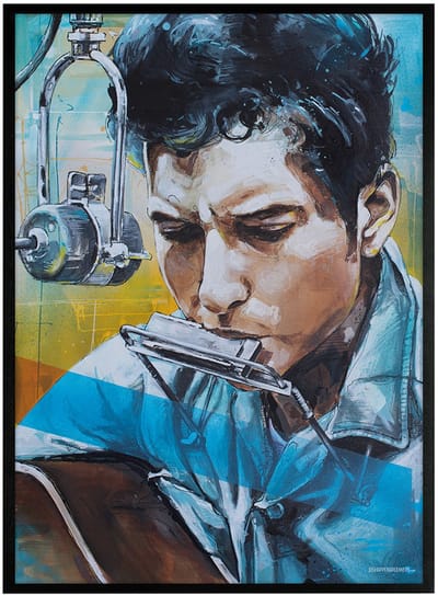 Robert Zimmerman print 51x71 cm *ingelijst & gesigneerd