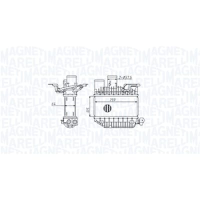 InlaatluchtRadiator MAGNETI MARELLI 351319205310