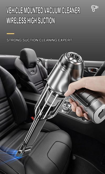 Home mini-handstofzuigers - Sterke zuigkracht Draadloze voertuigreiniger - auto stofzuiger - Auto kruimeldief - 7000pa - blazen en zuigen