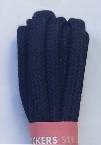 Strickers Veter - Donker Blauw - Extra Dik Rond - Lengte 90 cm - Dikte 4,5 mm - Schoenveter