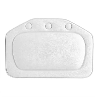 Dailygoods- Badkussen Ergonomisch - Antislip - Hoofdsteun - Nek- en Schouderondersteuning - Gewatteerd - PVC met Zuignappen - Badkuipkussen