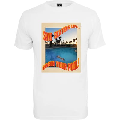 Mister Tee - Save Skaters Life Heren T-shirt - S - Wit