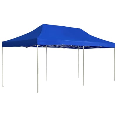 vidaXL - Partytent - professioneel - inklapbaar - 6x3 - m - aluminium - blauw