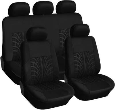 Auto Stoelhoezen - Autostoelbeschermer Cover - Interieur Verbeteren - Universele Pasvorm - 2+1 - Zwart