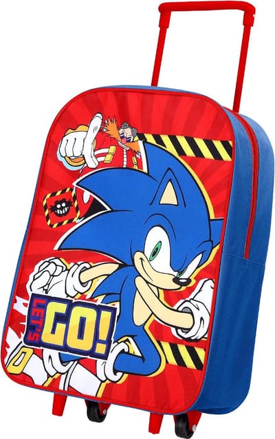 SONIC the Hedgehog Trolley Koffer Vakantie Logeren
