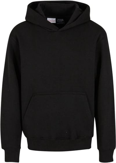 Urban Classics - Basic Essential Kinder hoodie/trui - Kids 110/116 - Zwart