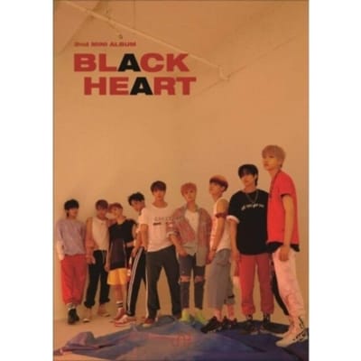 CD UNB - Zwart Hart: 2e mini-album (ZWART INT0153 Zuid-Korea Pop Gebruikt brown