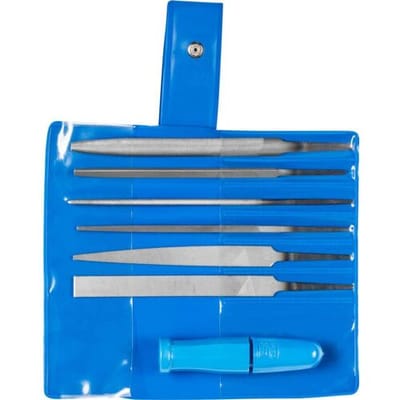 PFERD TOOLS 11702100 Sleutelvijlenset kap 2 incl. snelspangreep in kunststof tas Lengte 100 mm 1 stuk(s)