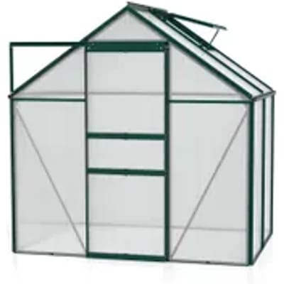 Vitavia Tuinkas Kit Comet - Polycarbonaat - 4mm - 2,56m² - 131x195x197cm - Smaragd